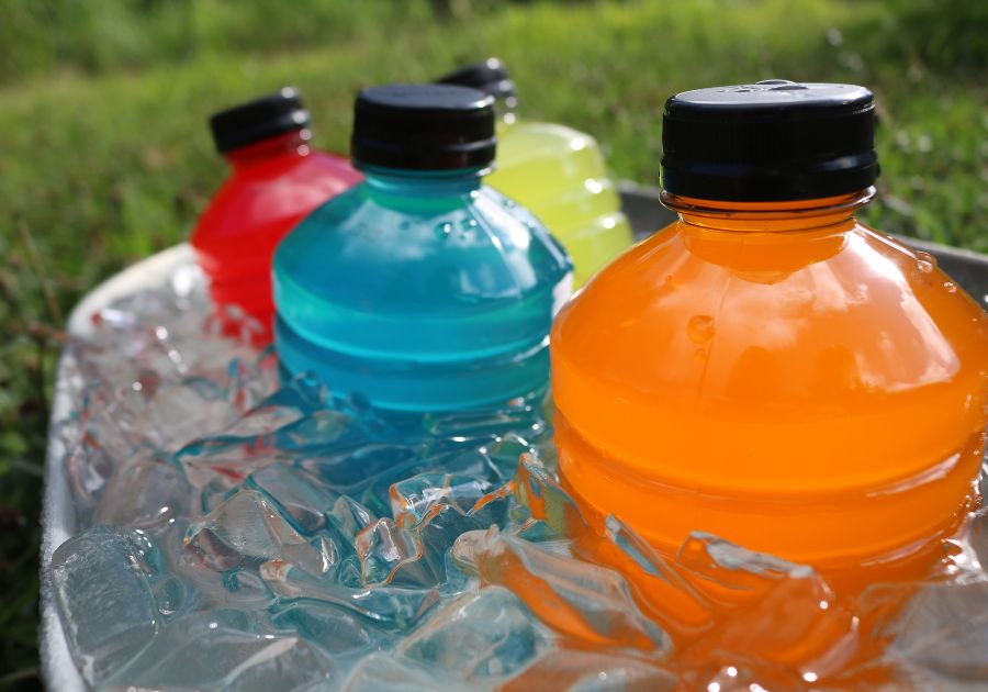 bucket of Gatorade